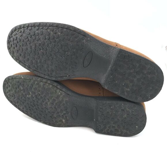 Vintage Enzo‎ of Roma Suede Leather Oxfords Lace Up Laser Cut Mens EU 43 US 9.5 - Picture 7 of 9